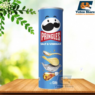 Bánh Khoai Tây Pringles Hương Vị Salt & Vinegar 134g